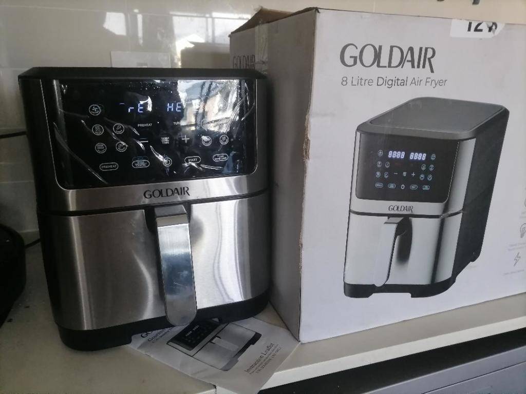 Air Fryers *YEAR END CLEARANCE*R30 FREIGHT*DEMO GOLDAIR 8LT STAINLESS